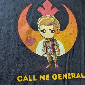 Star Wars XL General Leia Navy t-shirt